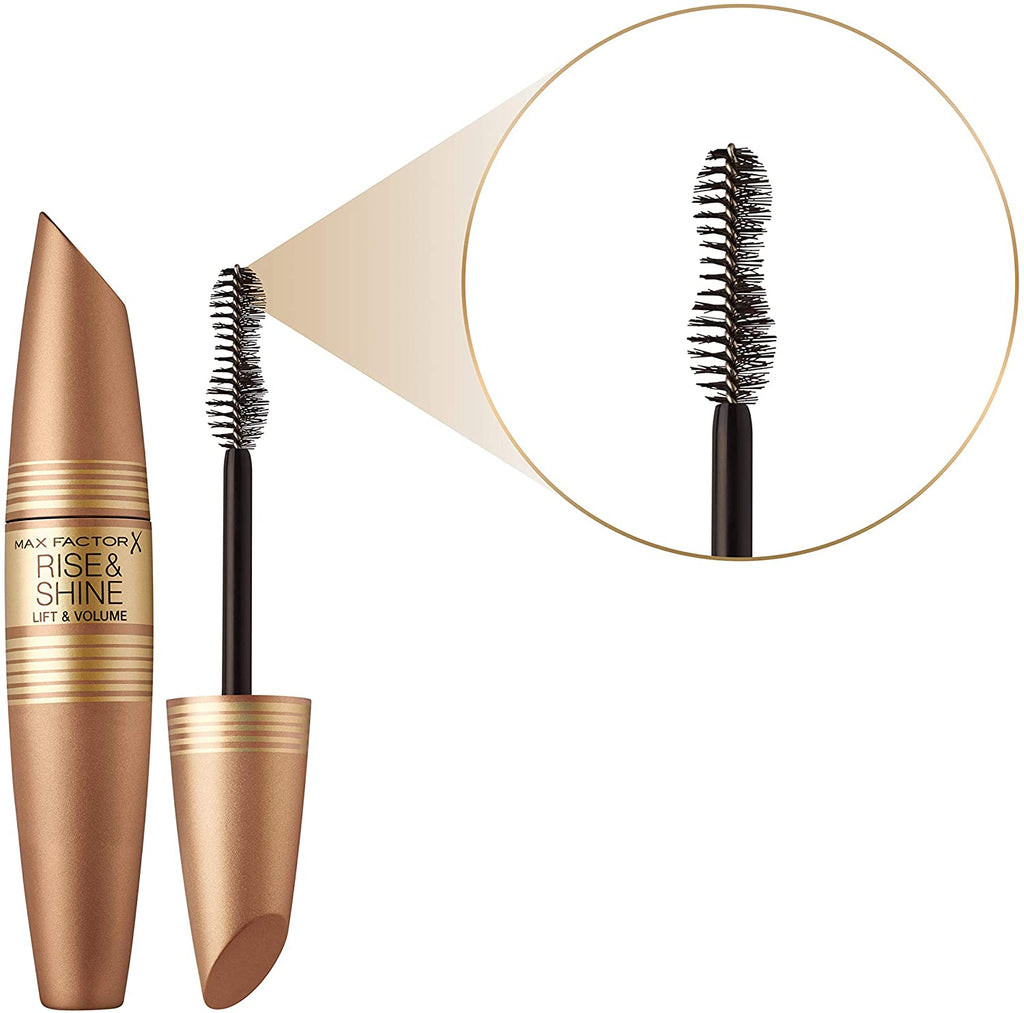 Max Factor Rise & Shine Lift and Volume Mascara 12ml - Black/Brown