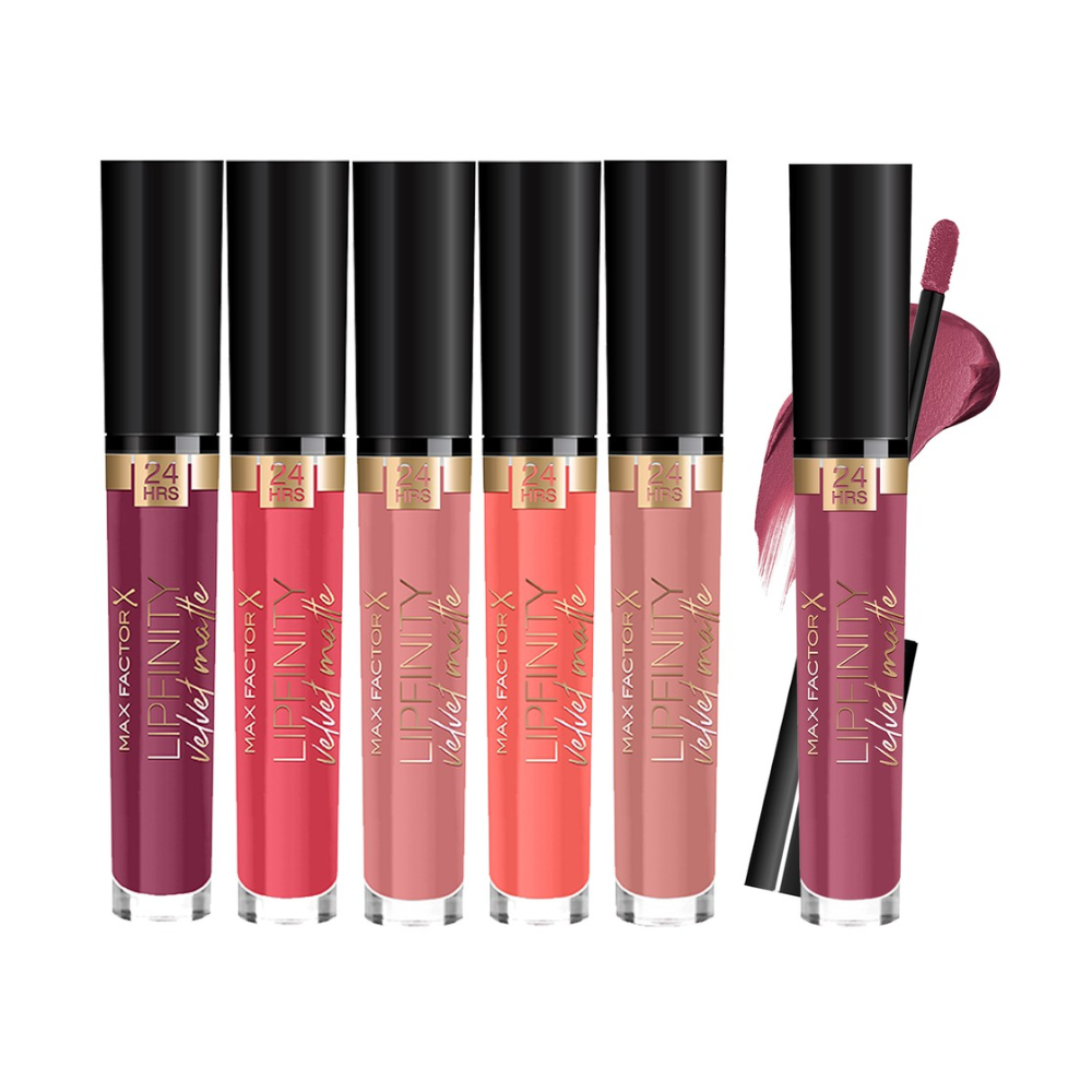 Max Factor Lipfinity Velvet Matte 24Hr Lipstick - 035 Elegant Brown