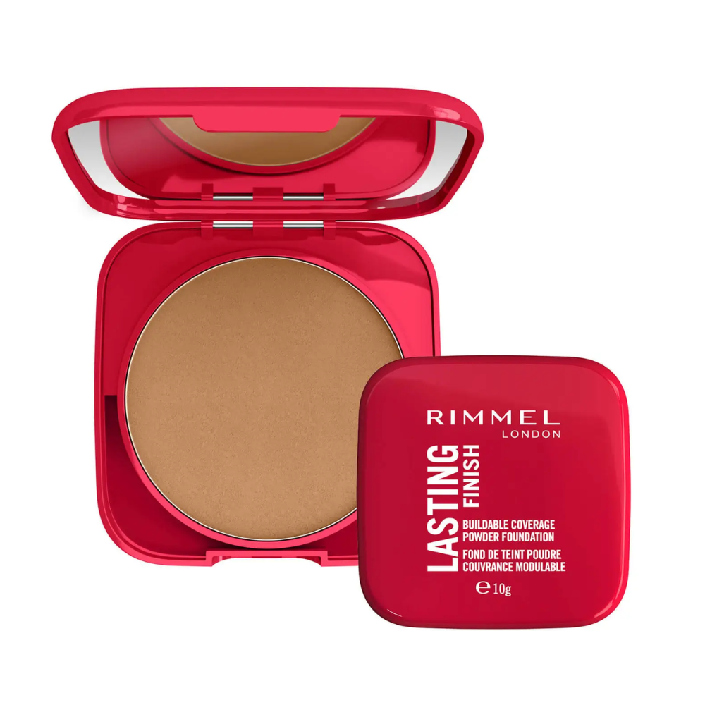 Rimmel London Lasting Finish Buildable Coverage Powder Foundation 10g - 008 Soft Beige