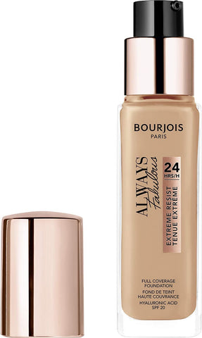 2 x Bourjois Always Fabulous 24hr Extreme Resist Foundation - 400 Rose Beige