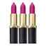3 x L'Oreal Paris Color Riche Matte Lipstick - 472 Purple Studs
