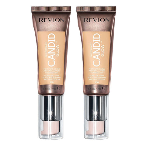2 x Revlon Photoready Candid Moisture Glow Foundation - 210 Natural Ochre