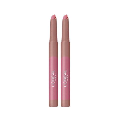 2 x L'Oreal Infallible Matte Lip Crayon - 102 Caramel Blondie
