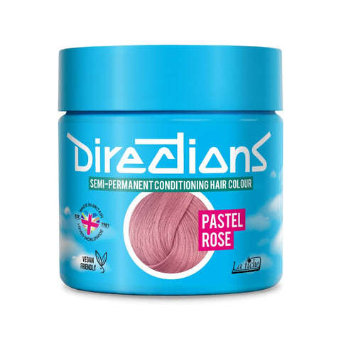 2 x La Riche Directions Semi-Permanent Hair Color 100ml Tubs - Pastel Rose