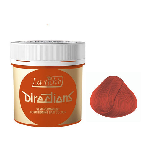 La Riche Directions Semi-Permanent Hair Color 88ml Tubs - Tangerine
