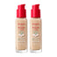 2 x Bourjois Healthy Mix Clean and Vegan Foundation 30ml - 51.2W Golden Vanilla