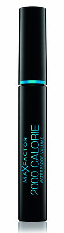 3 x Max Factor 2000 Calorie Waterproof Volume Black Mascara 9ml