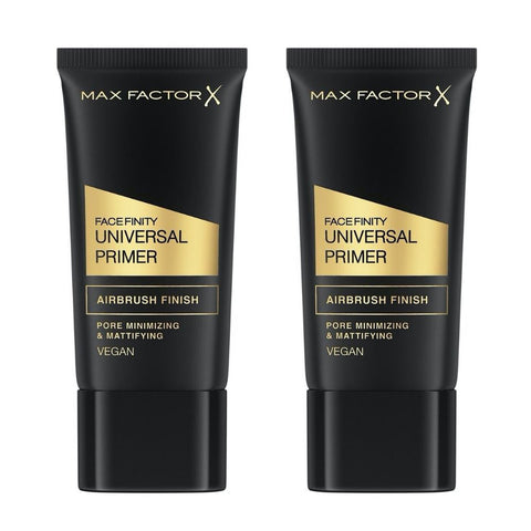2 x Max Factor Facefinity Universal Primer Airbrush Finish Pore Mattifying 30ml