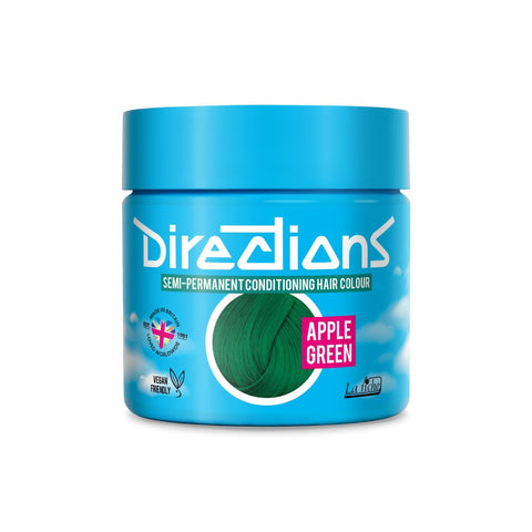 2 x La Riche Directions Semi-Permanent Hair Color 100ml Tubs - Apple Green