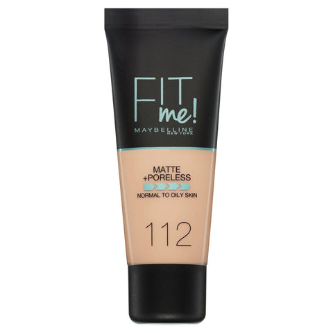 Maybelline Fit Me Matte + Poreless Foundation 30ml - 112 Soft Beige