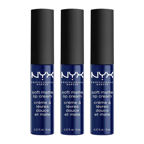 3 x NYX Soft Matte Lip Cream 8ml  - Moscow
