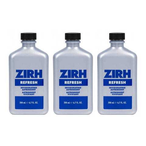 3 x ZIRH Refresh Invigorating Astringent 200ml