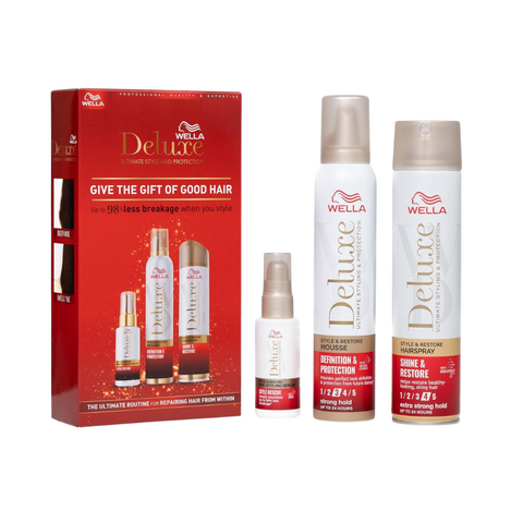 3 x Wella Deluxe Repair and Protect Giftset