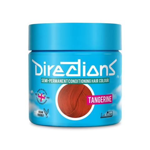 2 x La Riche Directions Semi-Permanent Hair Color 100ml Tubs - Tangerine