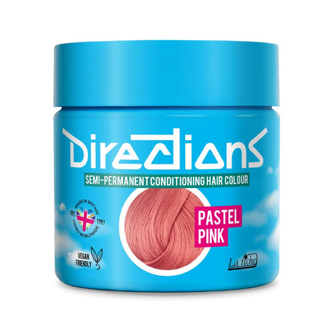 2 x La Riche Directions Semi-Permanent Hair Color 100ml Tubs - Pastel Pink
