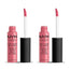 2 x NYX Soft Matte Lip Cream 8ml  - Milan