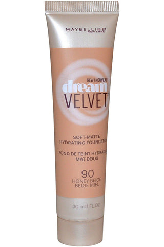 2 x Maybelline New York Dream Velvet Soft Matte Foundation 30ml - 90 Honey Beige