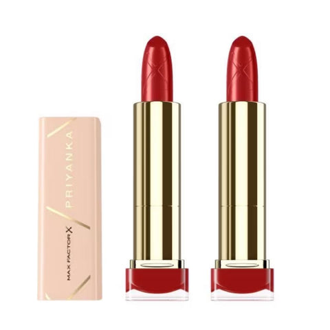 2 x Max Factor Colour Elixir Priyanka Lipstick - 052 Intense Flame