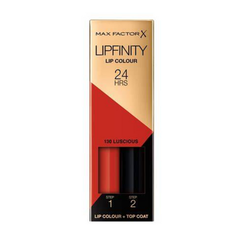 Max Factor Lipfinity Lipstick Two Step New In Box - 130 Luscious