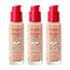 3 x Bourjois Healthy Mix Clean and Vegan Foundation 30ml - 52.5C Rose Beige