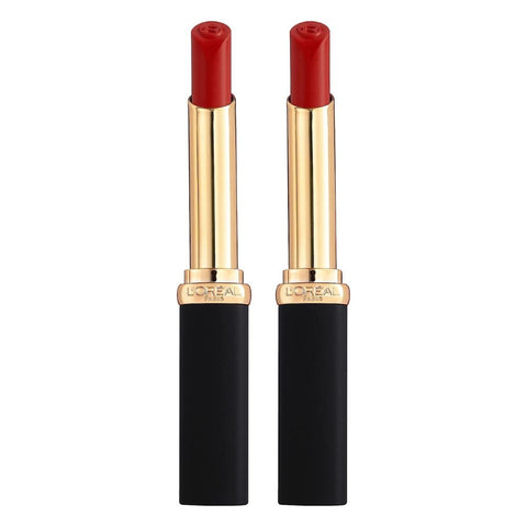 2 x L'Oreal Color Riche Intense Volume Matte Lipstick - 346 Le Rouge Determination