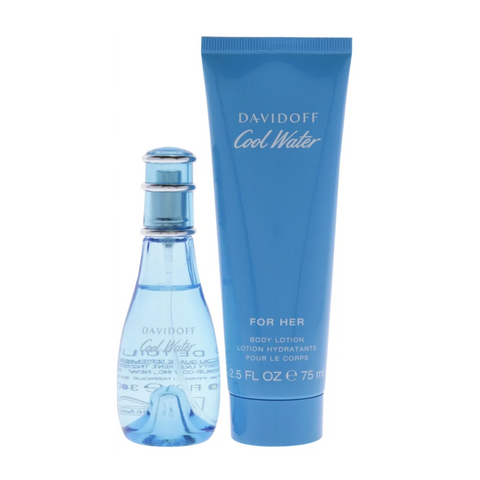 Davidoff Cool Water For Her EDT Perfume and Body Lotion Set