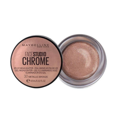 Maybelline Face Studio Chrome Jelly Highlighter - 30 Metallic Bronze