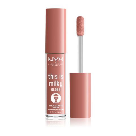 2 x NYX This Is Milky Lip Gloss 4ml - Pink Shake