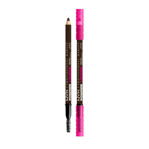2 x NYX Powder Louder Brow Pencil 1.15g - 08 Deep Brown