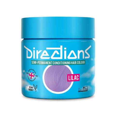 2 x La Riche Directions Semi-Permanent Hair Color 100ml Tubs - Lilac