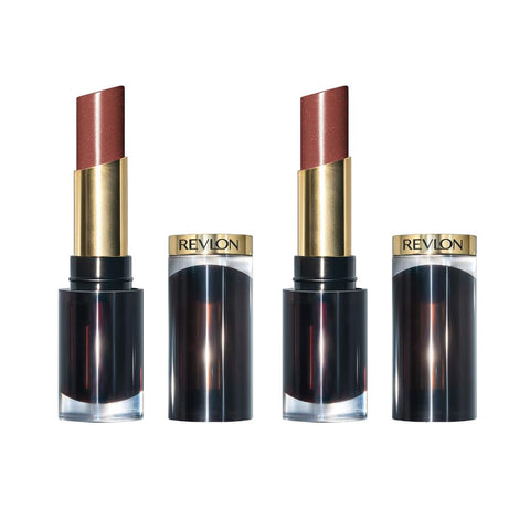 2 x Revlon Super Lustrous Glass Shine Lipstick 3.1g - 008 Rum Raisin