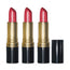 3 x Revlon Super Lustrous Lipstick 4.2g - 425 Softsilver Red