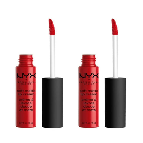 2 x NYX Soft Matte Lip Cream 8ml  - Amsterdam