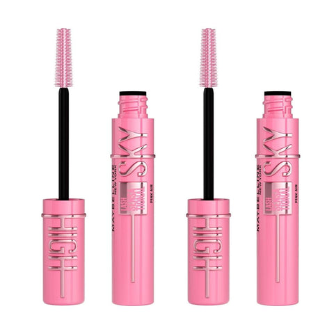 2 x Maybelline Lash Sensational Sky High Mascara 7.2ml - Pink Air