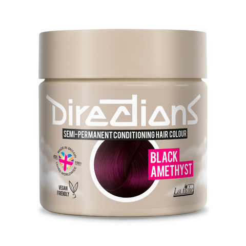 2 x La Riche Rich Naturals Range Semi-Permanent Hair Color 100ml -Black Amethyst
