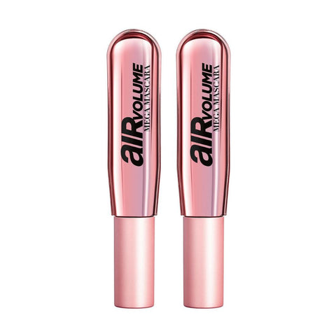 2 x L'Oreal Paris Air Volume Mega Mascara 9ml - 852 Black/Brown