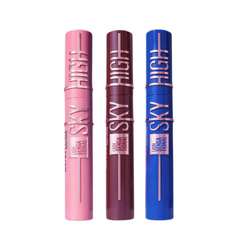 2 x Maybelline Lash Sensational Sky High Mascara 7.2ml - Pink Air