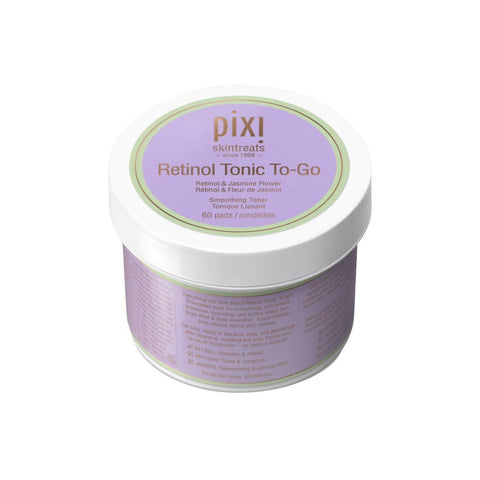3 x Pixi Skintreats Retinol Tonic To Go Smoothing Toner Pads - 60 Pads