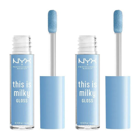 2 x NYX This Is Milky Lip Gloss 4ml - Fo Moo