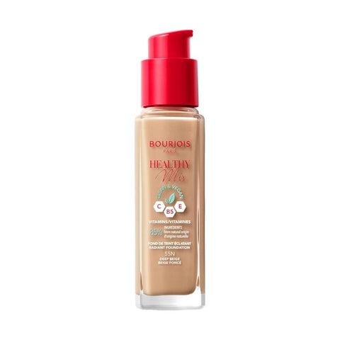 Bourjois Healthy Mix Clean and Vegan Foundation 30ml - 55N Deep Beige
