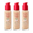 3 x Bourjois Healthy Mix Clean and Vegan Foundation 30ml - 51W Light Vanilla