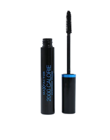 2 x Max Factor 2000 Calorie Waterproof Volume Black Mascara 9ml