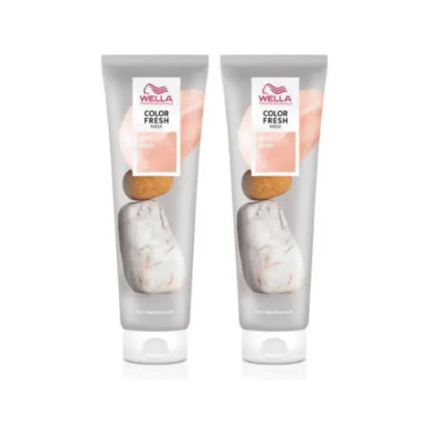 2 x Wella Color Fresh Semi-Permanent Hair Mask 150ml - Pink Blush