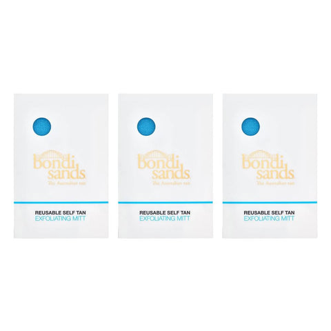 3 x Bondi Sands Reusable Self Tan Exfoliating Mitt