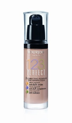 Bourjois 123 Perfect Foundation, Various Shades, 30ml, New &