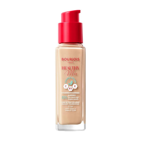 Bourjois Healthy Mix Clean and Vegan Foundation 30ml - 51W Light Vanilla