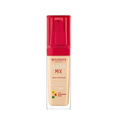 3 x Bourjois Healthy Mix Anti Fatigue Foundation 30ml   - 50 Rose Ivory