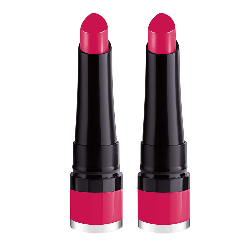 2 x Bourjois Paris Rouge Fabuleux Lipstick 2.3g - 08 Once Upon A Pink