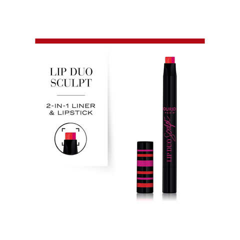 Bourjois Paris Lip Duo Sculpt Lipstick - 04 Plum'Set Beach