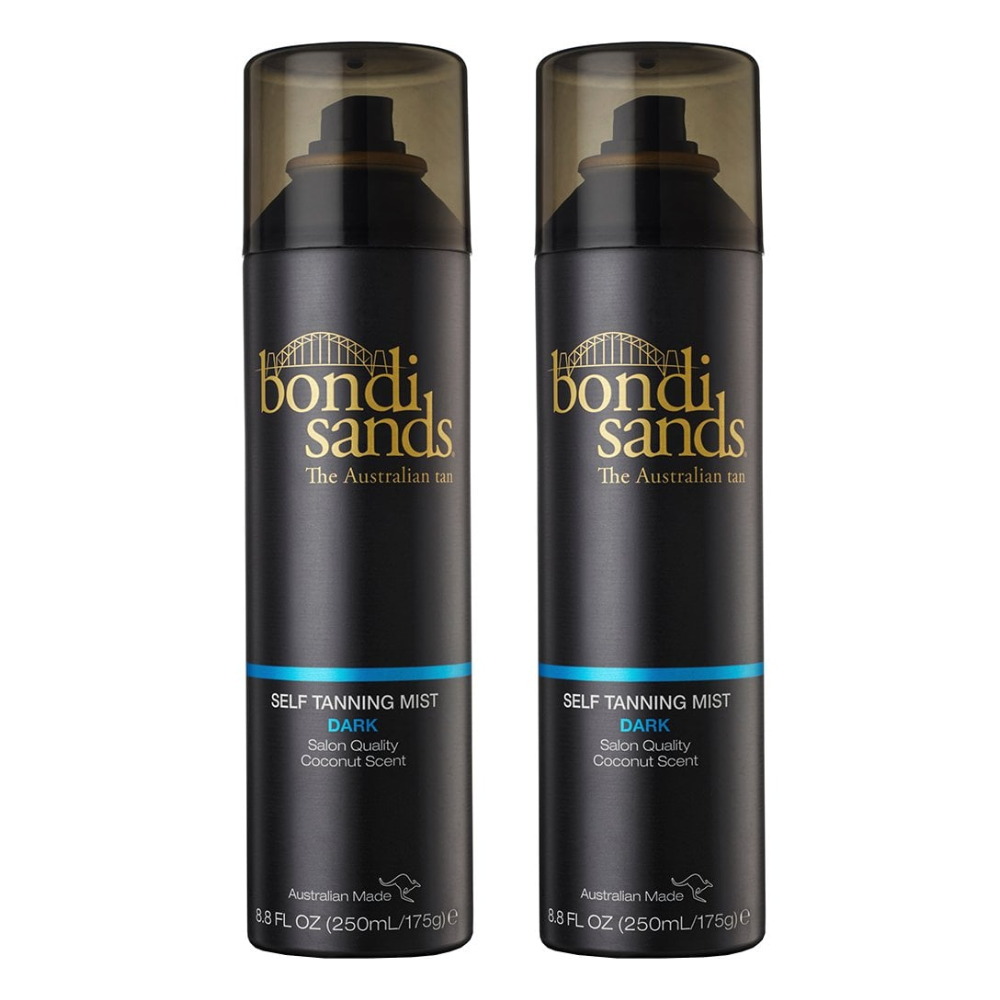 2 x Bondi Sands Self Tanning Mist Salon Quality - Dark 250ml